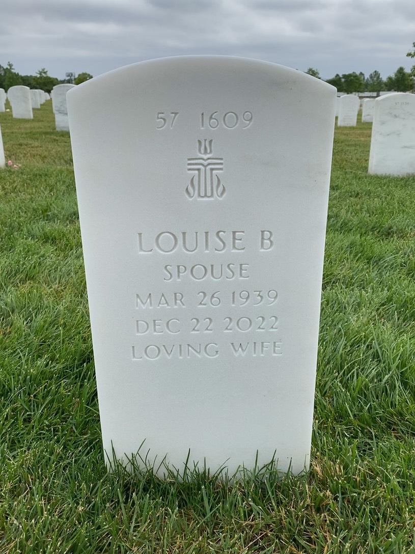 Back of headstone — John Alford