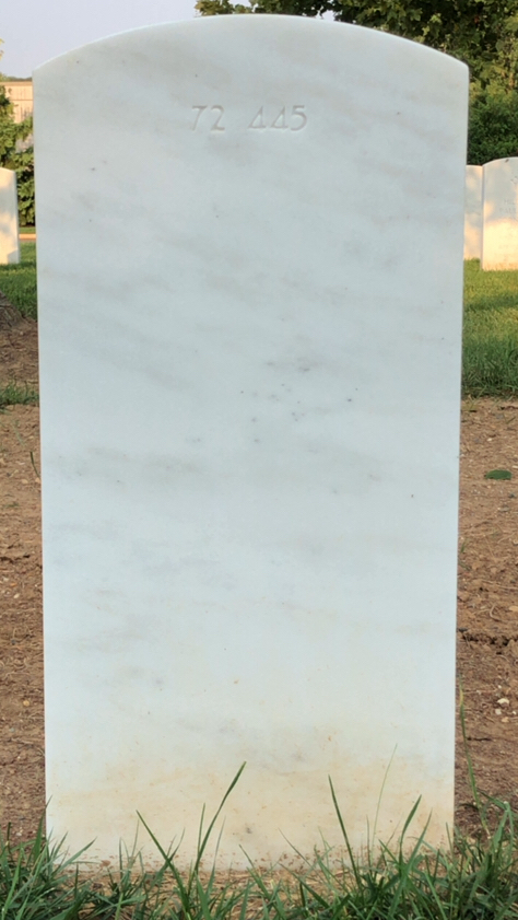 Back of headstone — Ermelindo Arrogante