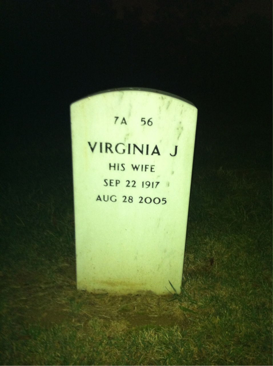 Back of headstone — Dantes York