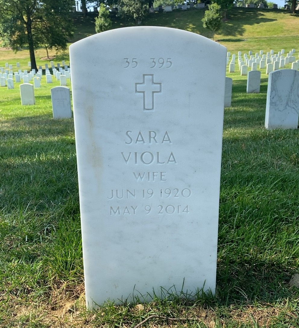 Back of headstone — Paul Arndt
