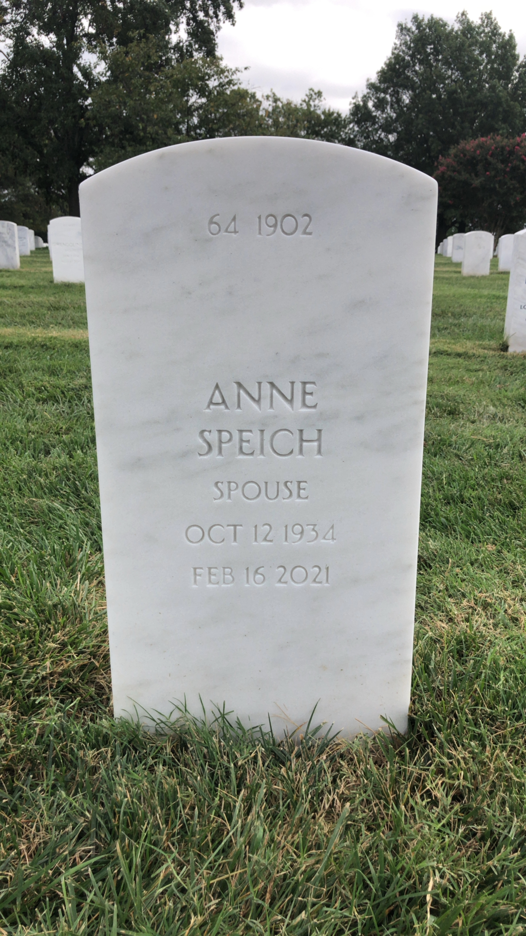 Back of headstone — Raymond Fry