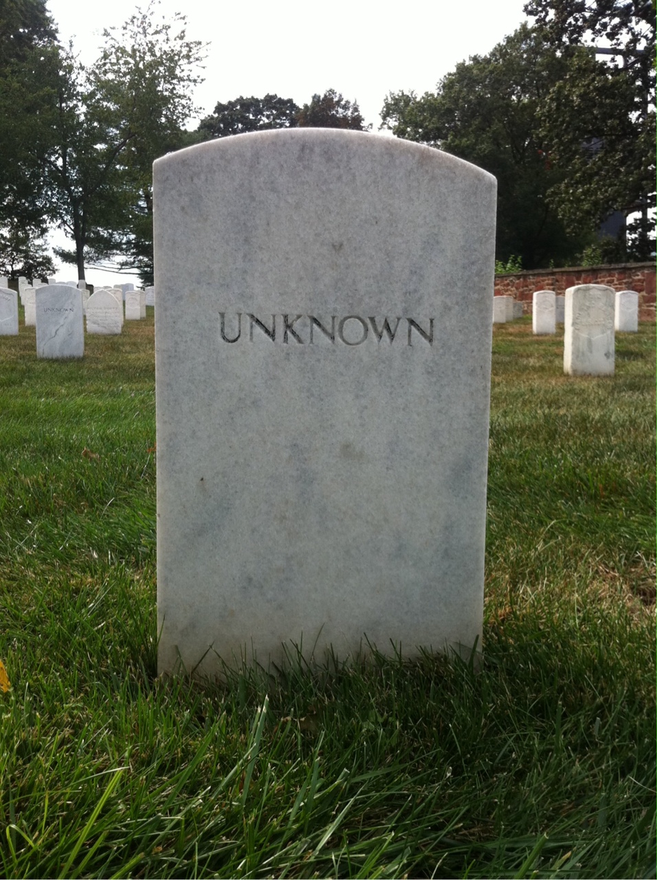 Headstone of Unknown Unknown