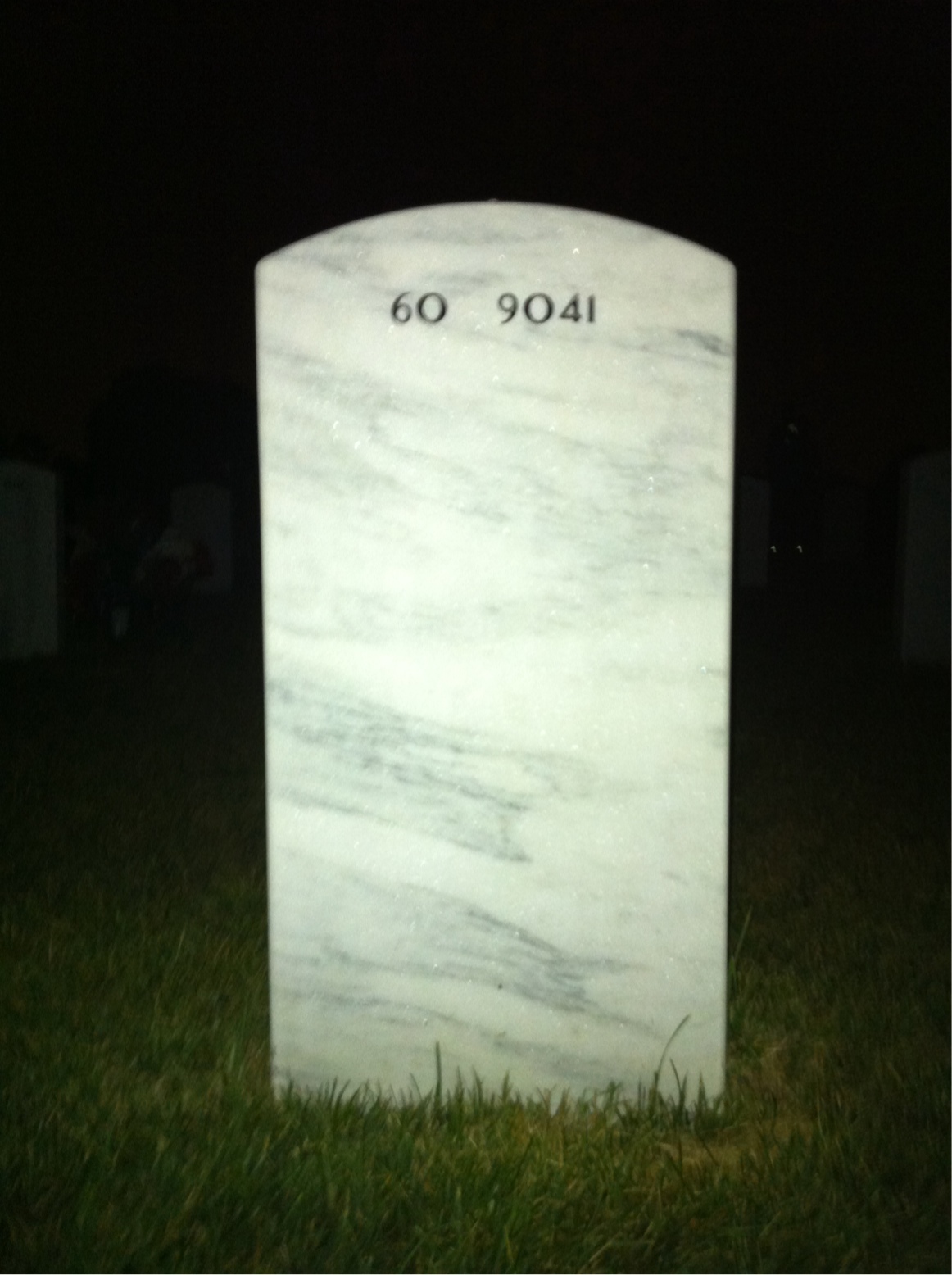 Back of headstone — Robert Ailes