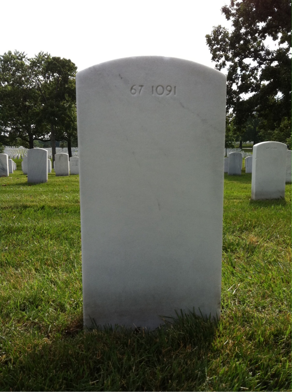 Back of headstone — Michael Bouchard