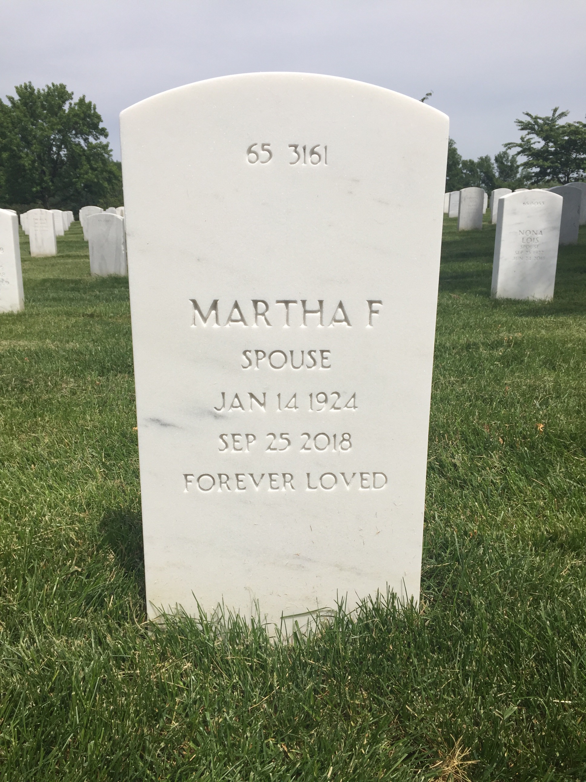 Back of headstone — Stephen Mihalak