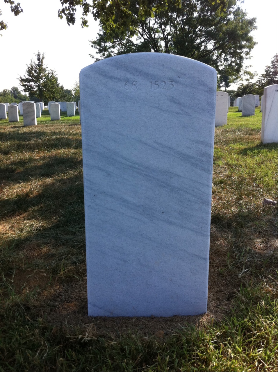 Back of headstone — Tushar Ramda Tembe