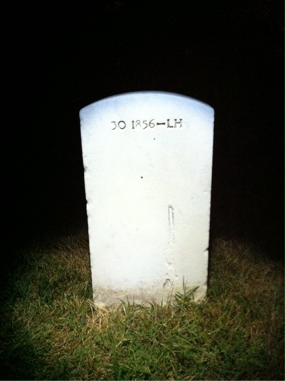 Back of headstone — William Murphy