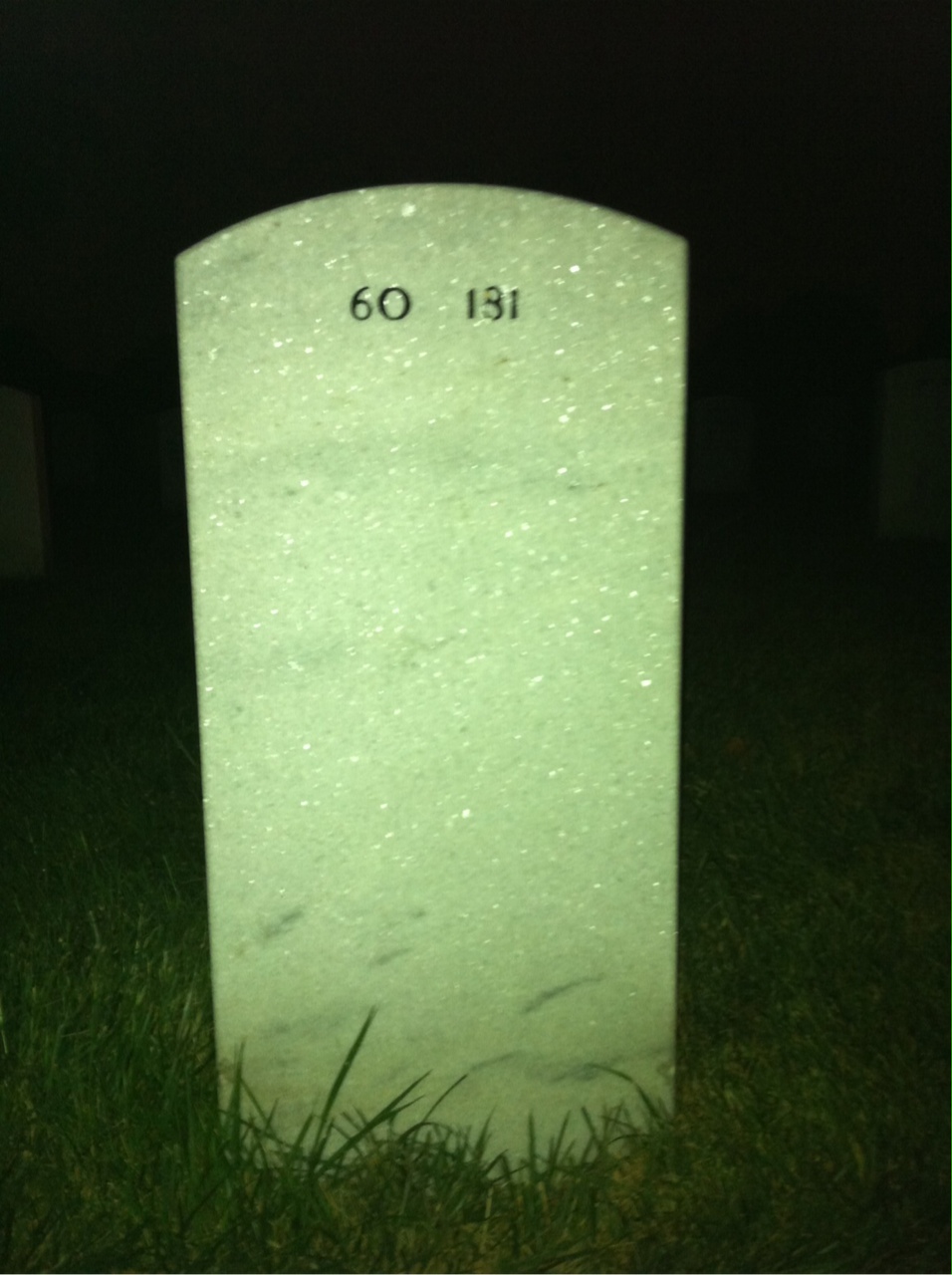 Back of headstone — Deneen Alleyne