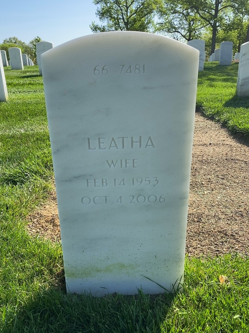 Back of headstone — Eddie Gibson