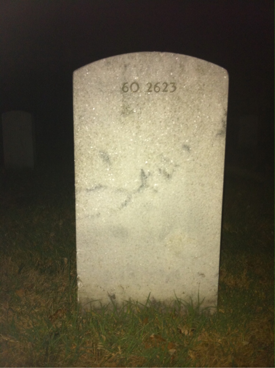 Back of headstone — Thomas H Lloyd