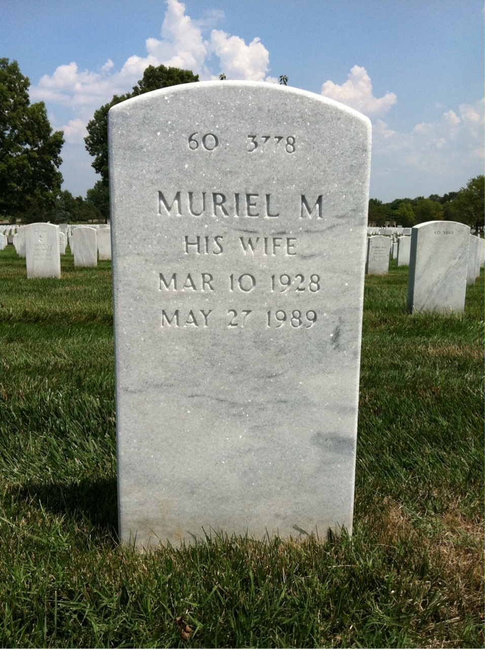 Back of headstone — Austin Gomes