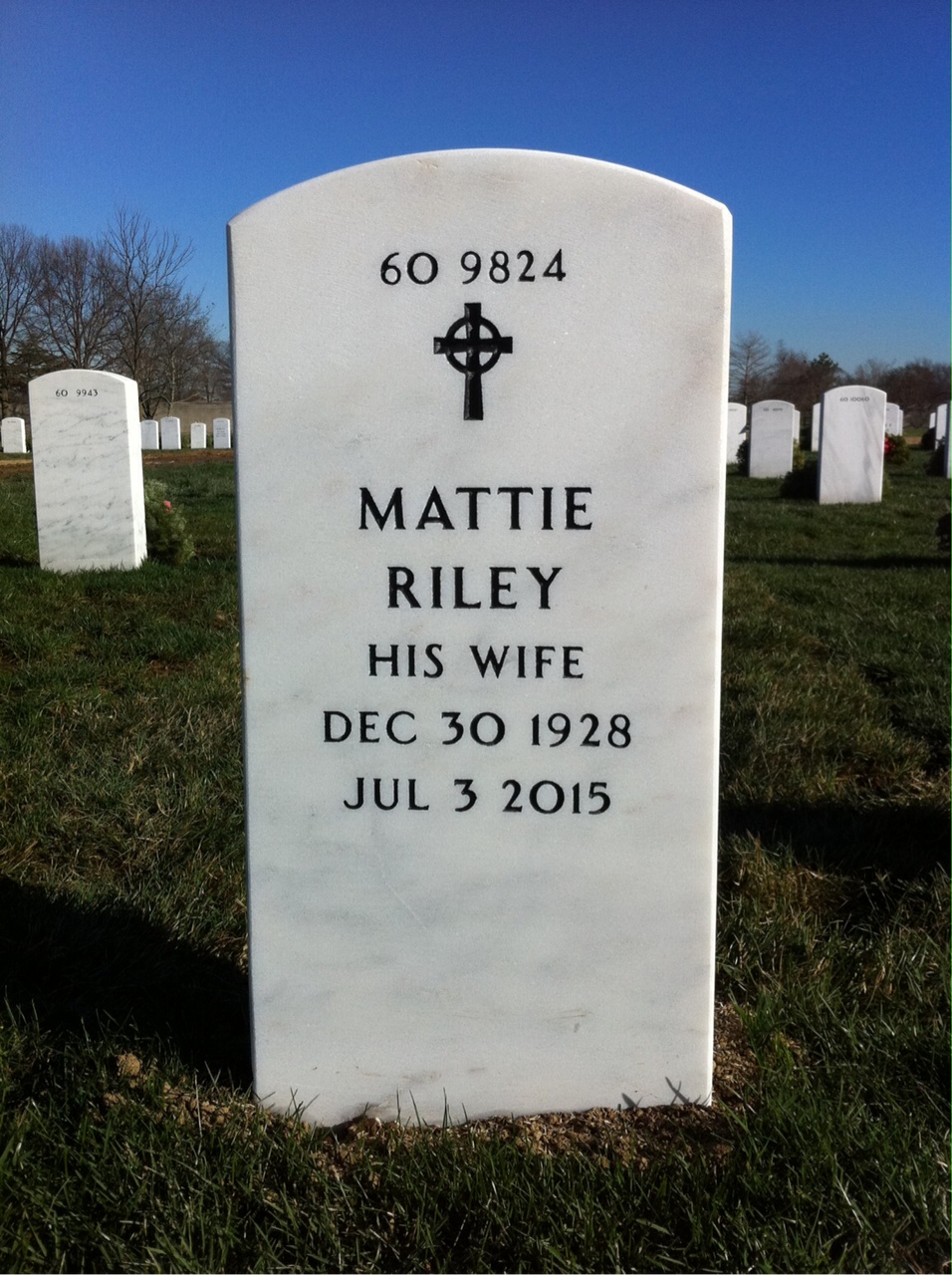 Back of headstone — Spencer Bracey