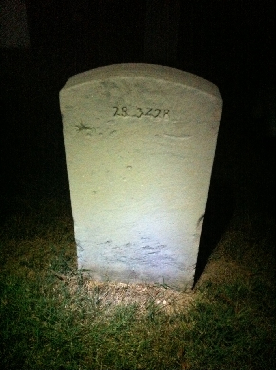 Back of headstone — Joseph Consiglio