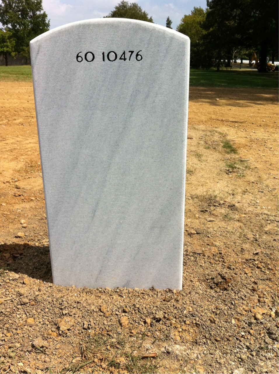 Back of headstone — Miguel R Nunez