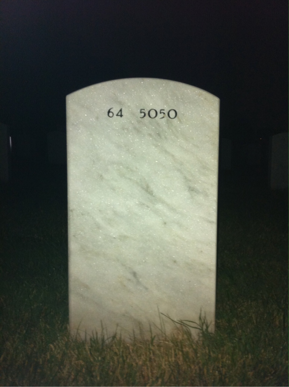 Back of headstone — Richard Owens