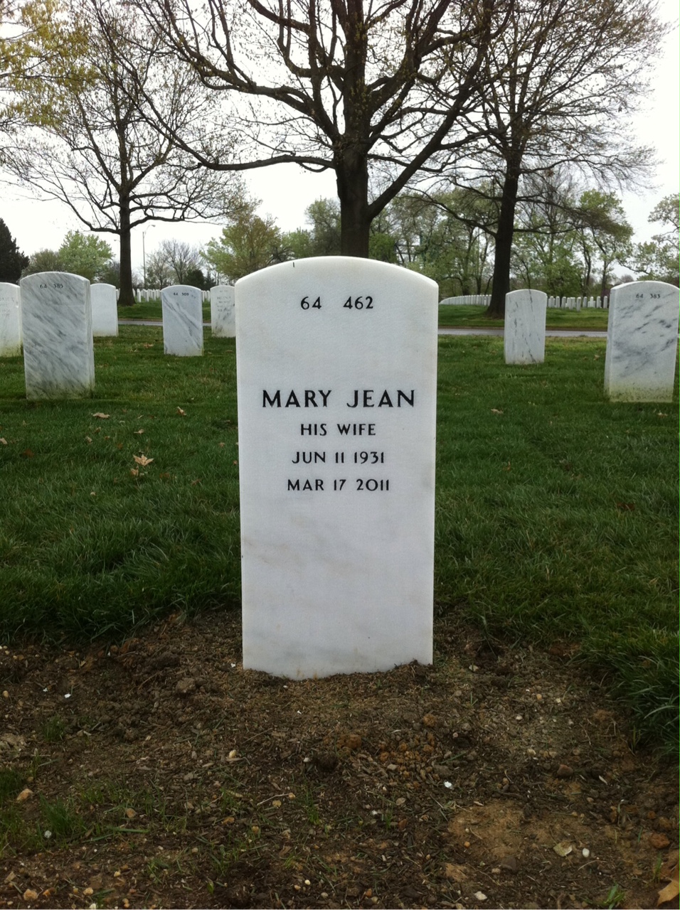 Back of headstone — Robert Bieck