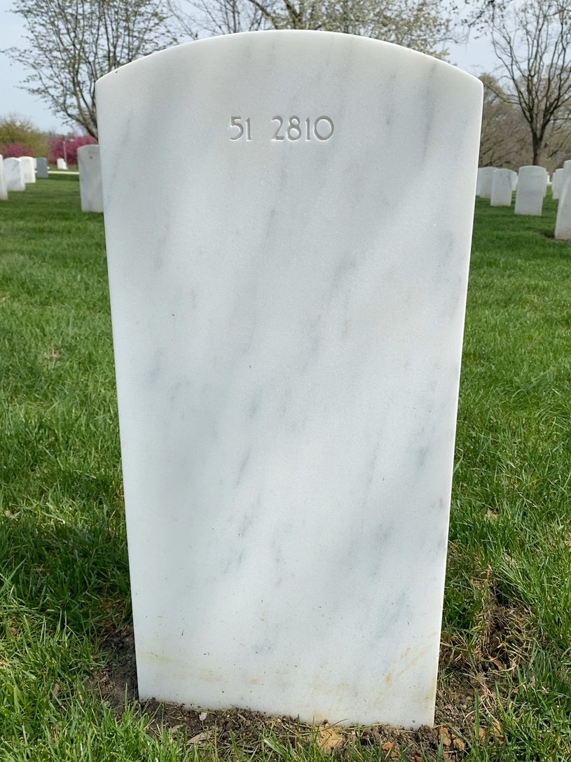 Back of headstone — Michael Andrews