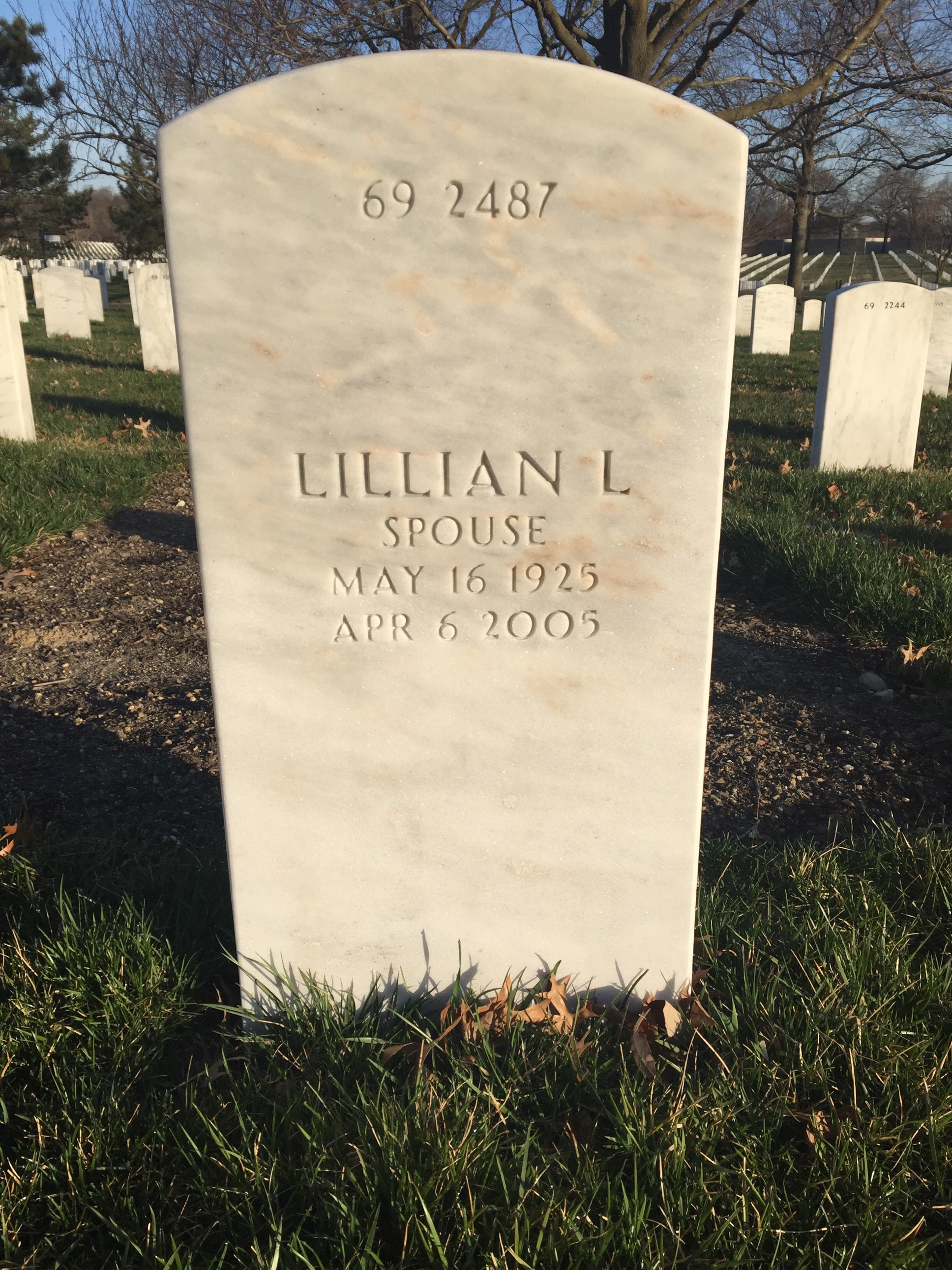 Back of headstone — Joe Hudson