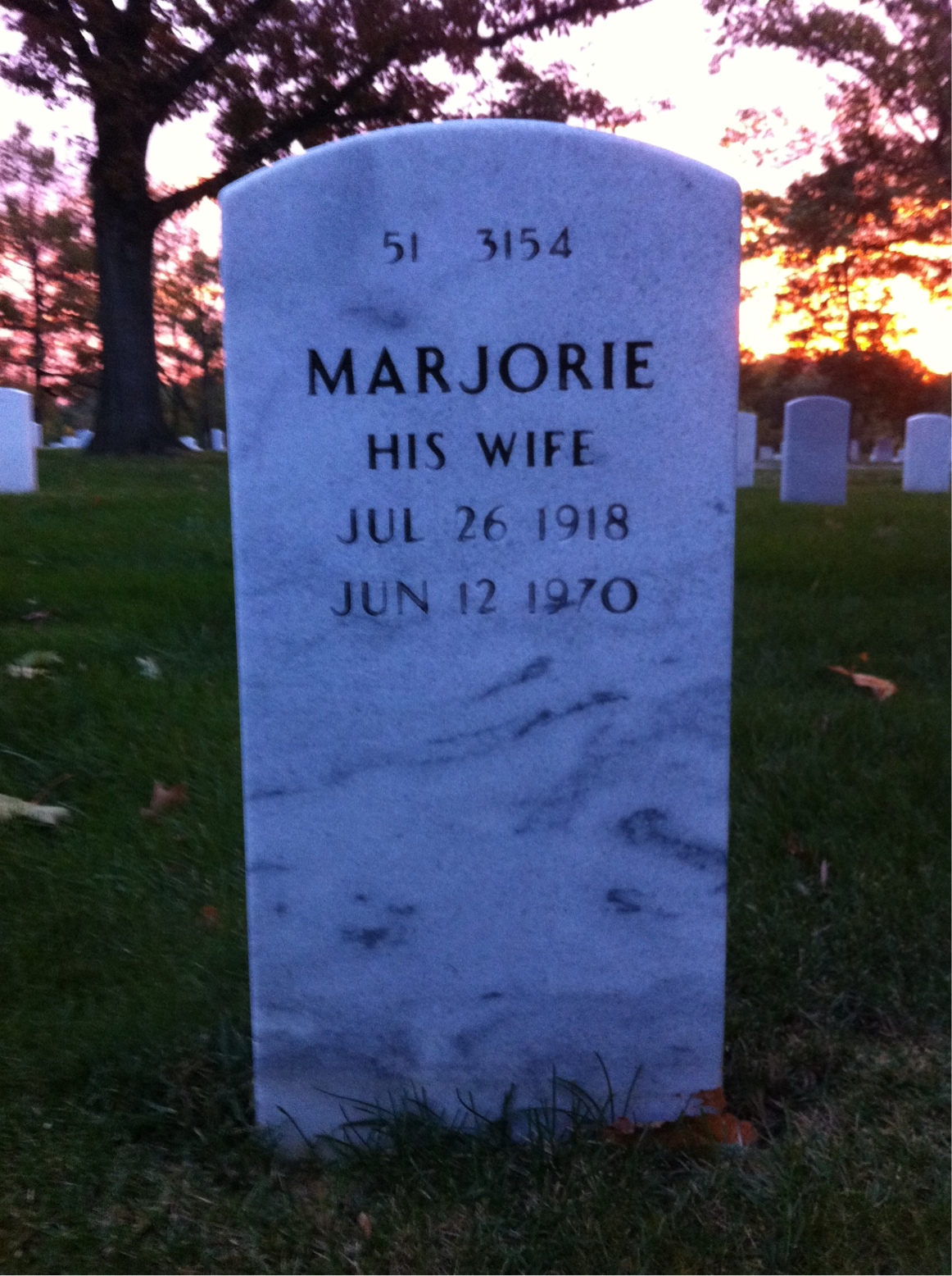 Back of headstone — John Leidenheimer