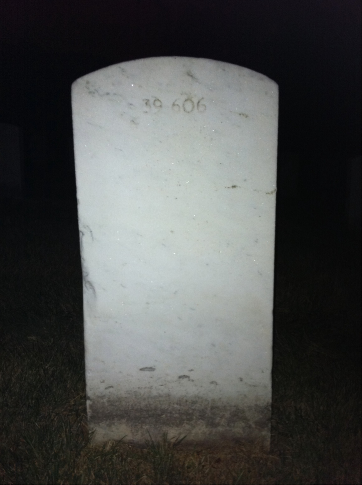 Back of headstone — James Monroe
