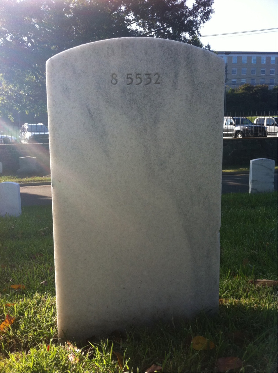 Back of headstone — Ambrose Daly