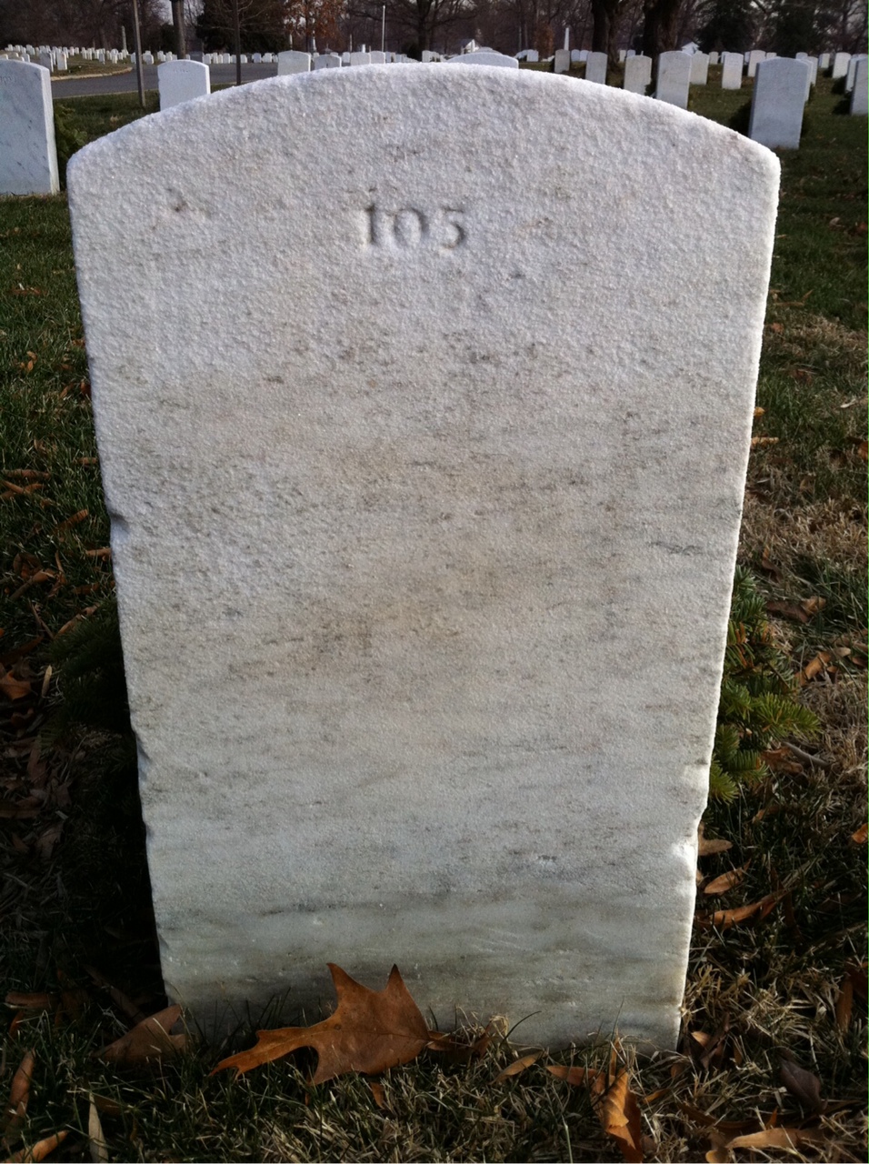 Back of headstone — John Bolac