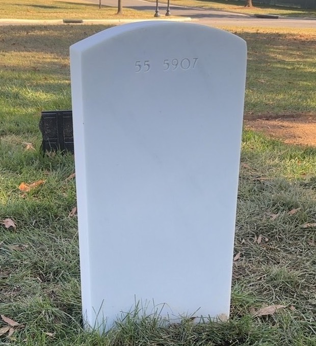 Back of headstone — Thomas Charles Mcfarlane