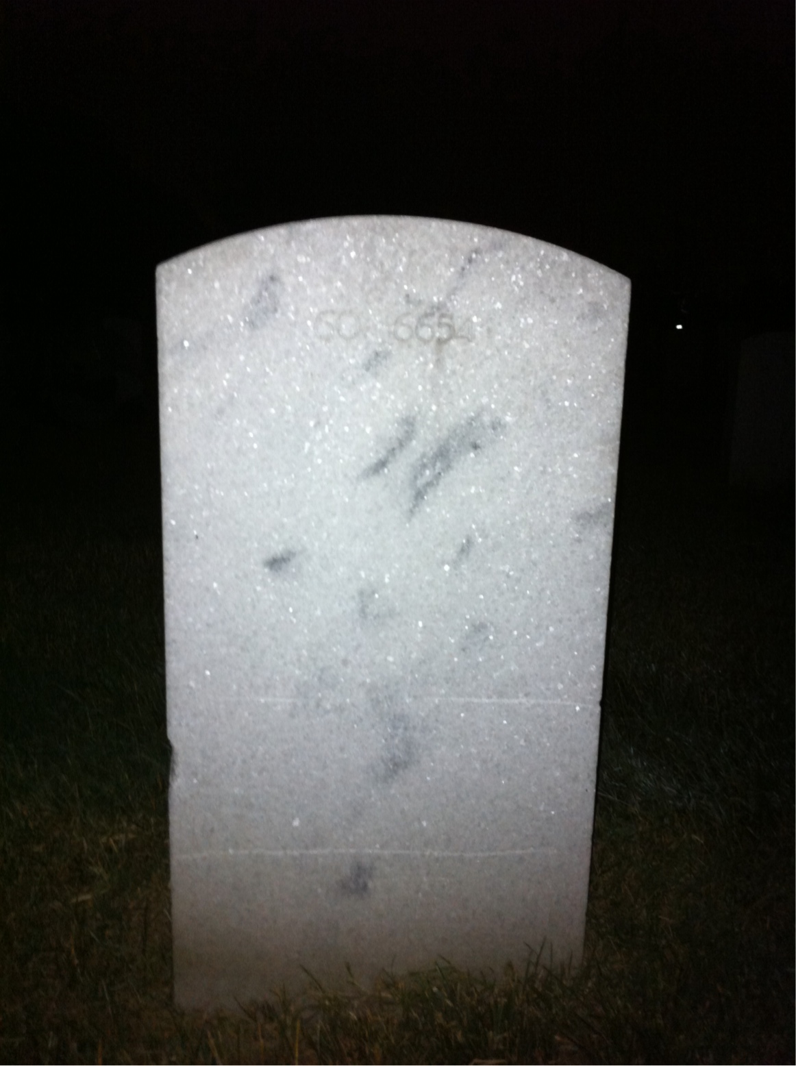 Back of headstone — Talmadge Antley