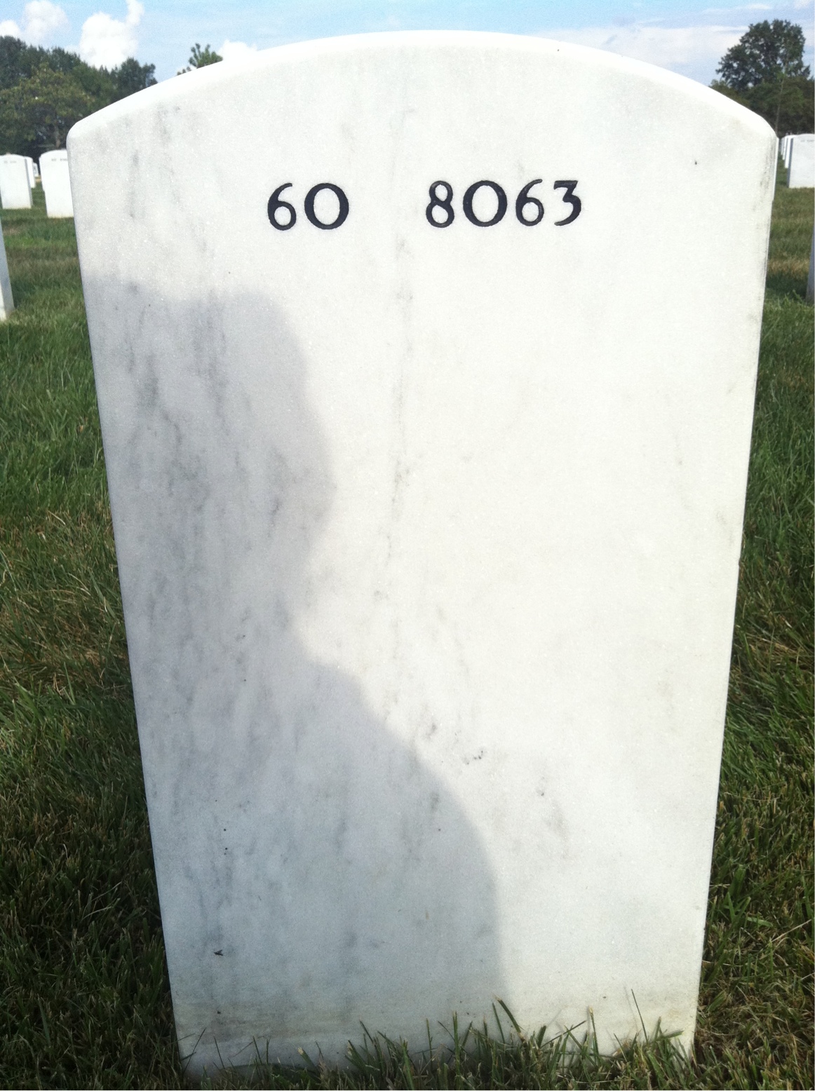 Back of headstone — Camy Florexil