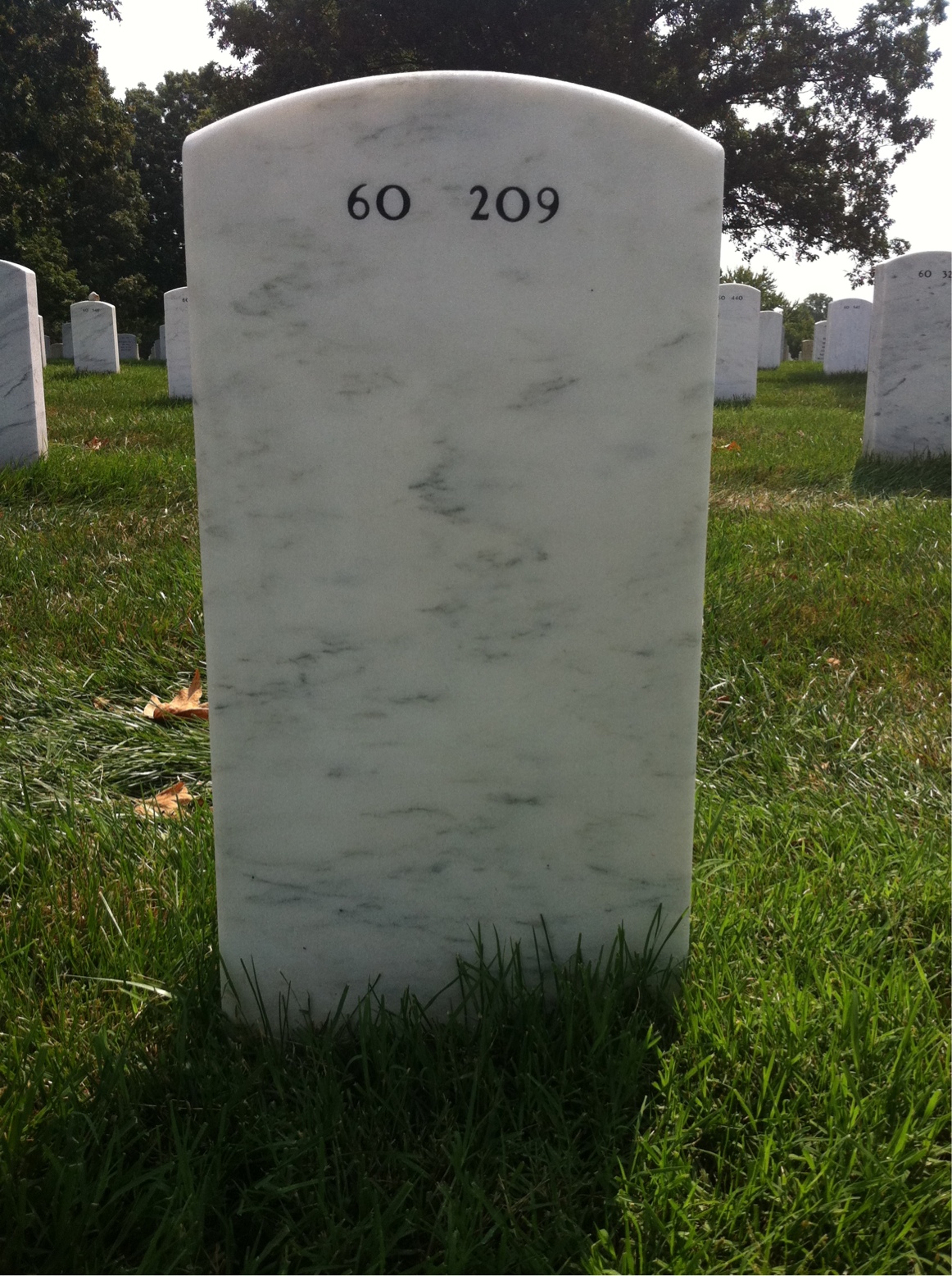 Back of headstone — Dennis Cracknell
