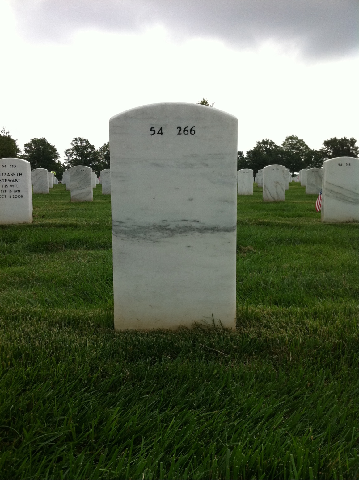 Back of headstone — Charles Donahue