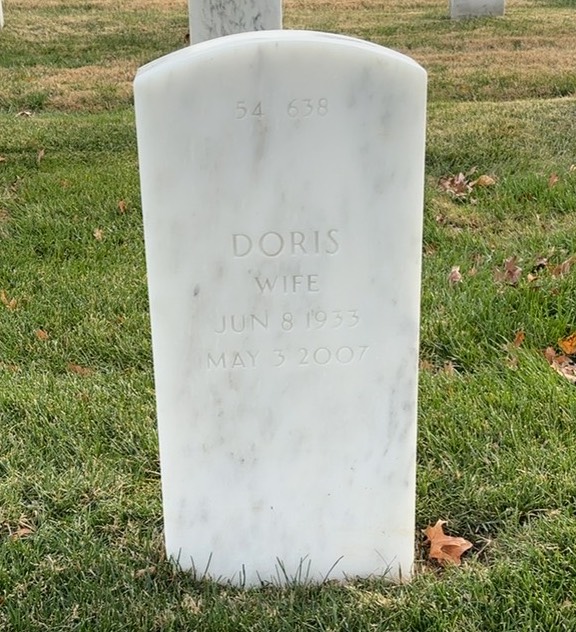 Back of headstone — Caldwell Mccauley