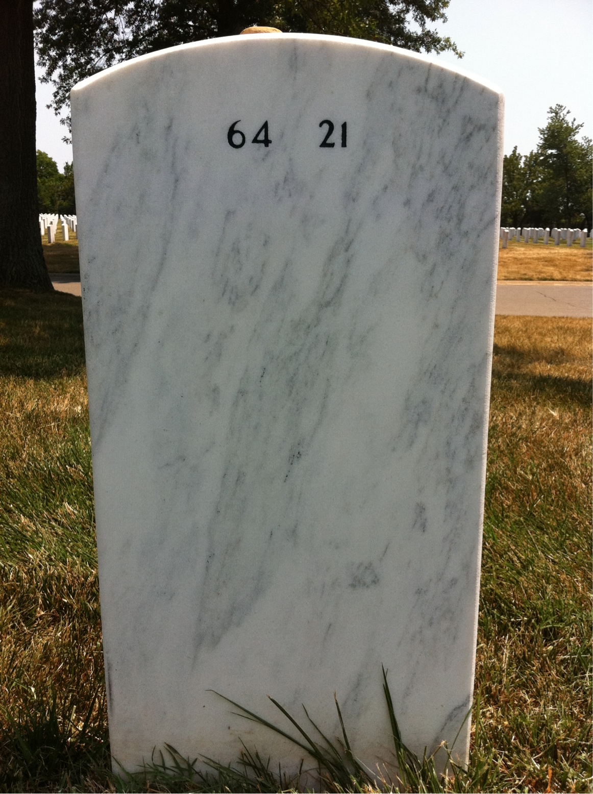 Back of headstone — Joseph Morales