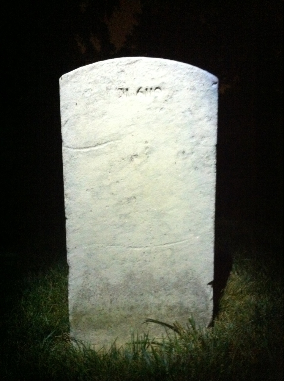 Back of headstone — Alfred Babineau