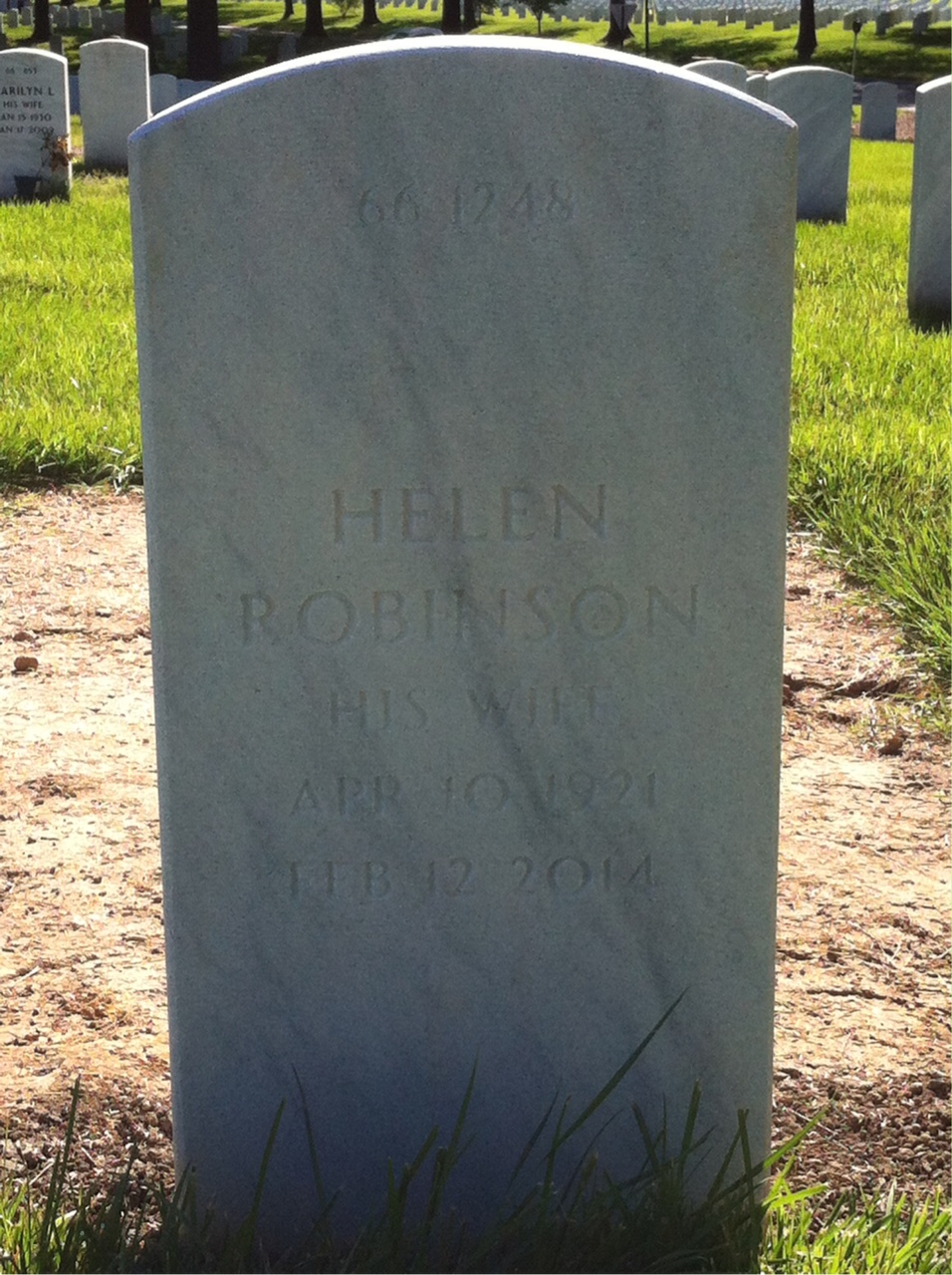 Back of headstone — Benjamin Fishler