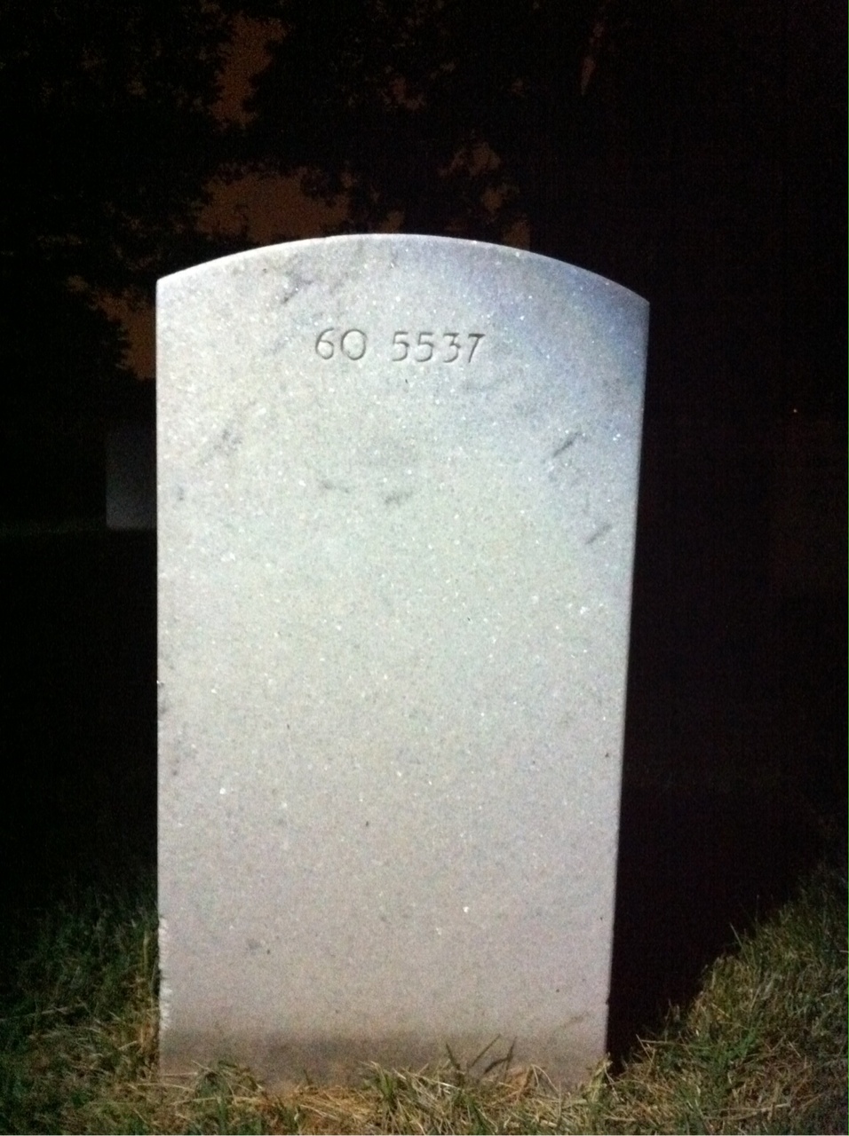Back of headstone — Jerome Ambro