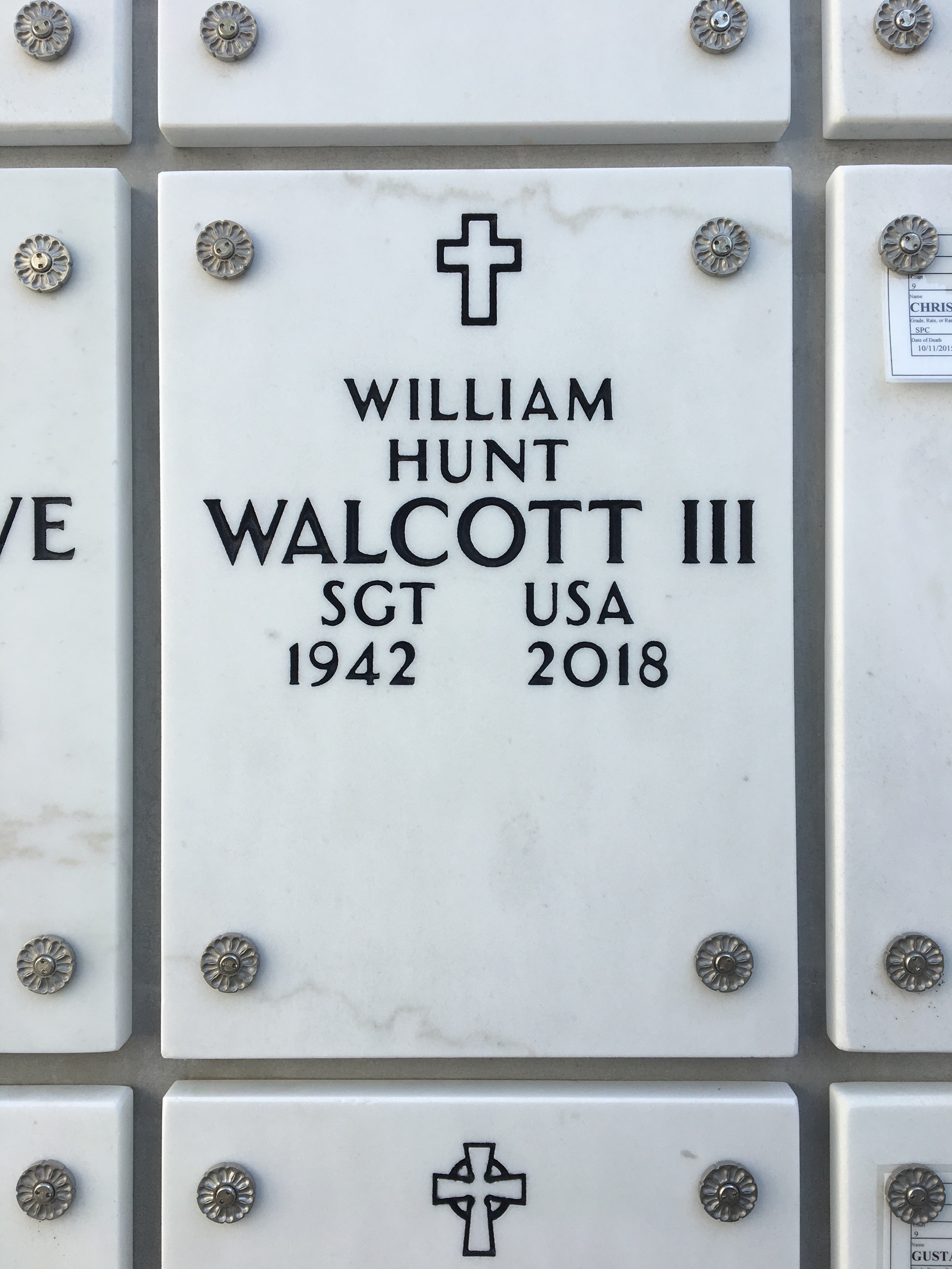 William H Walcott