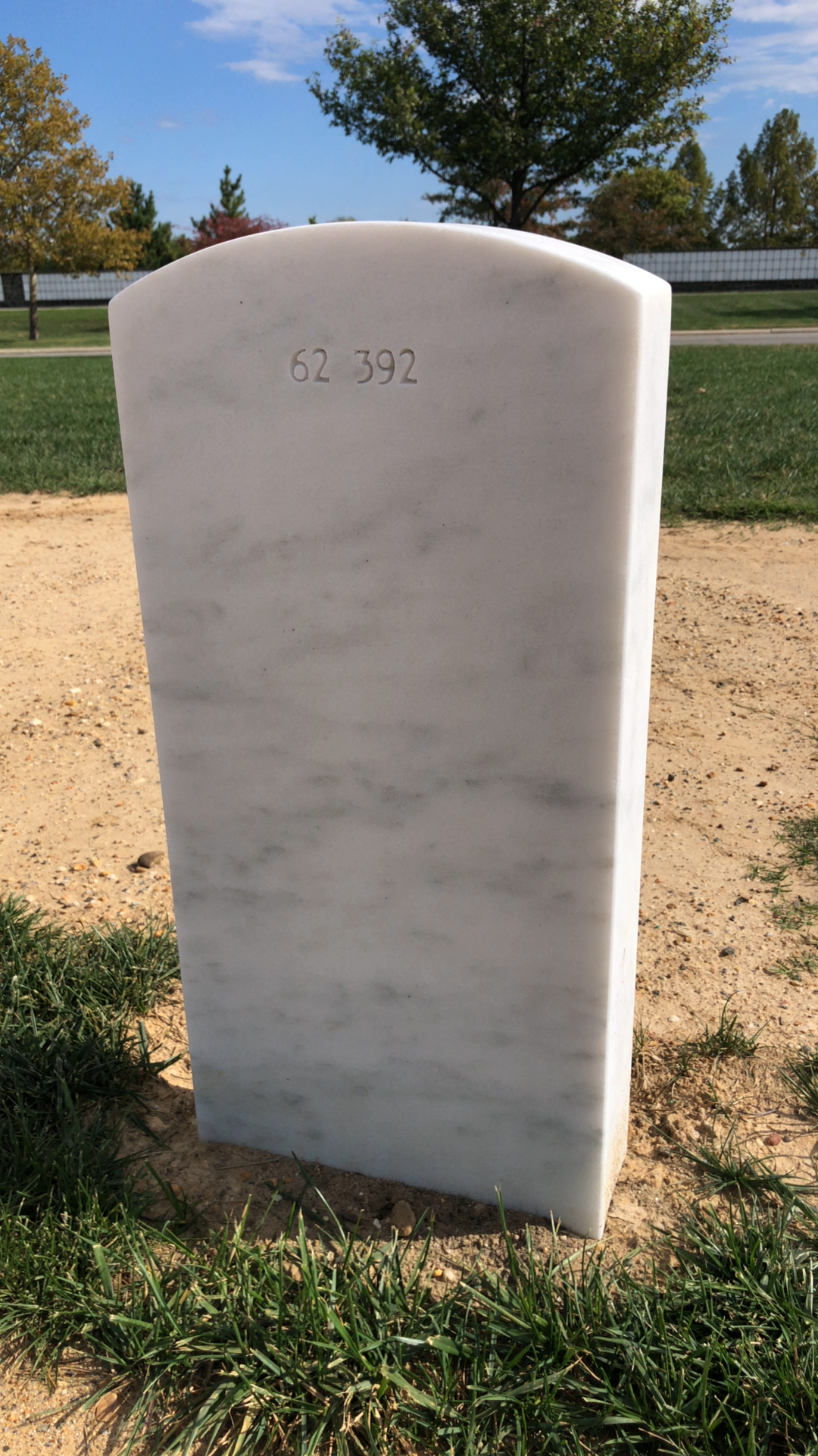 Back of headstone — James Halterman