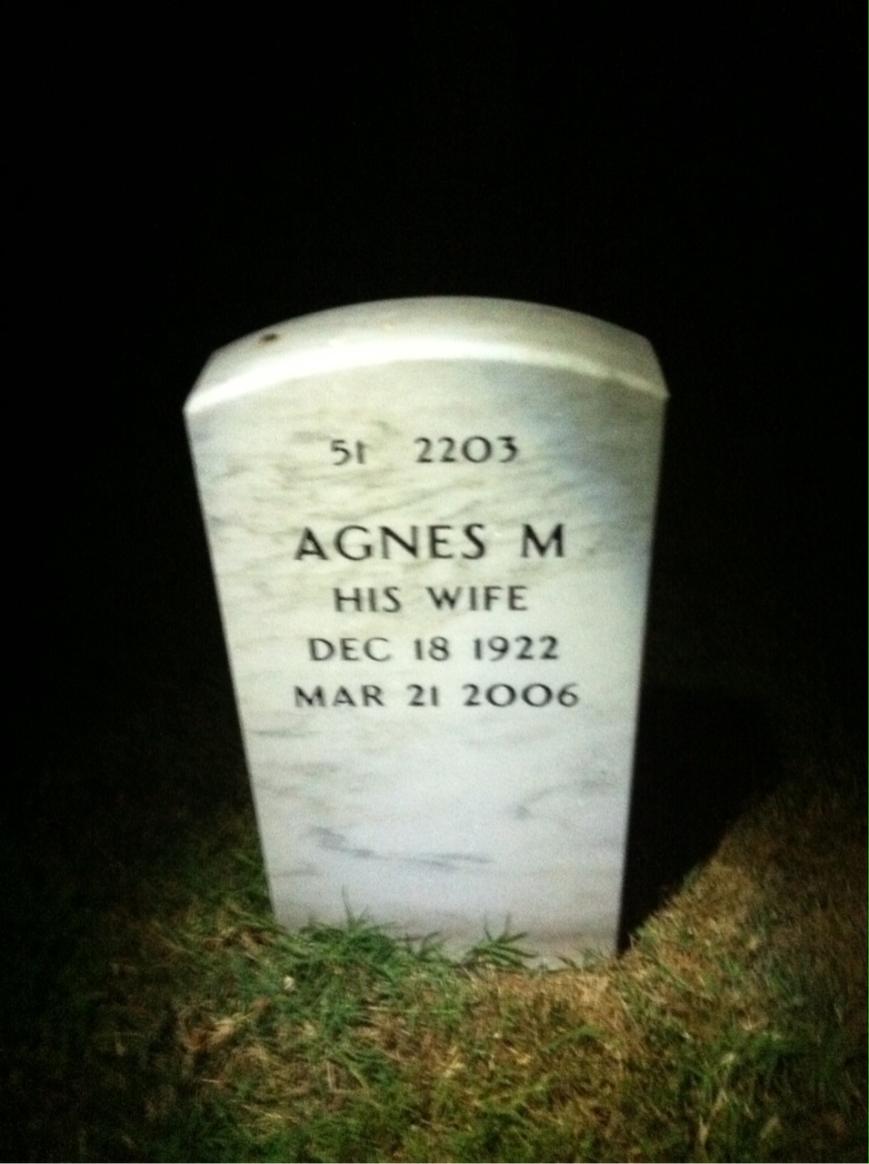 Back of headstone — Charles Macdonald