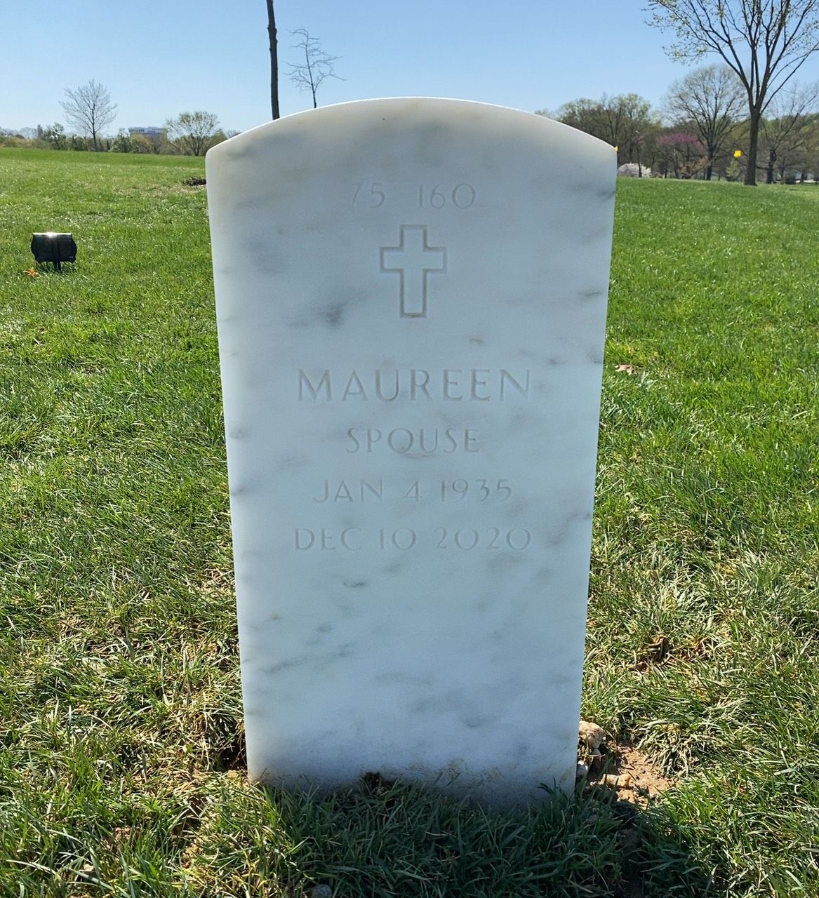 Back of headstone — Andrew J Whitton