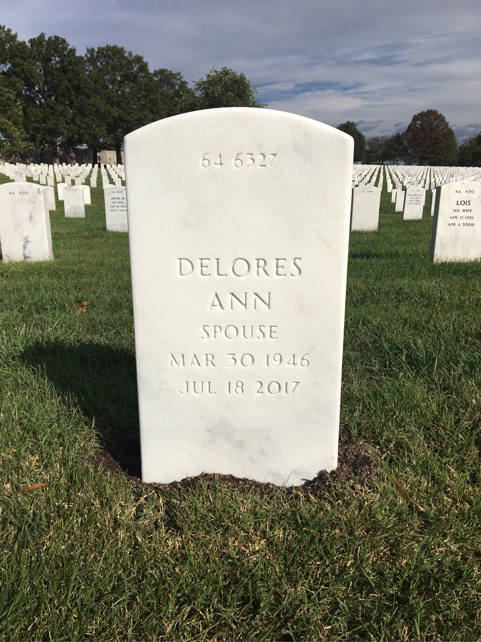 Back of headstone — James Wilson