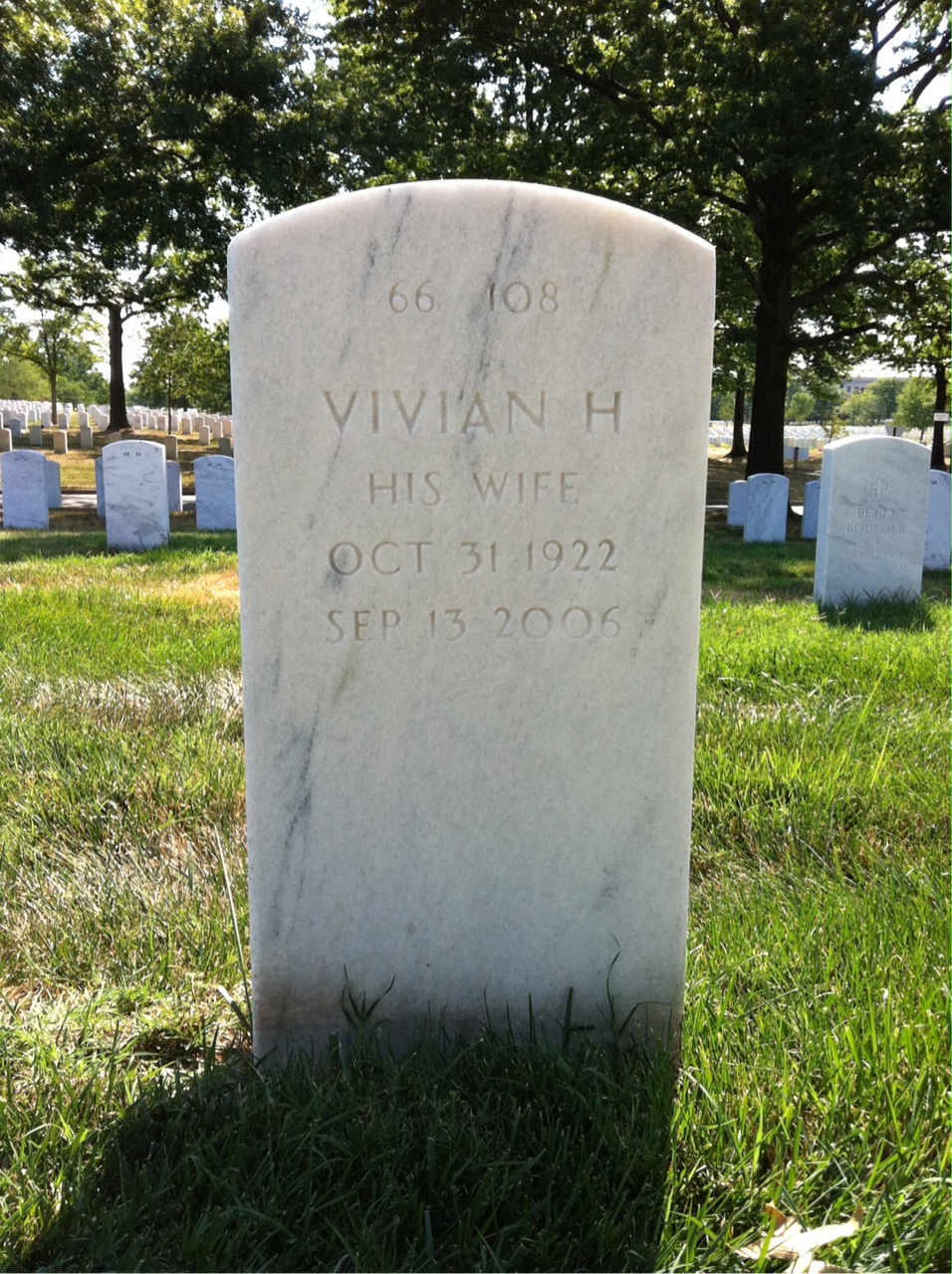 Back of headstone — Nathaniel Fleet
