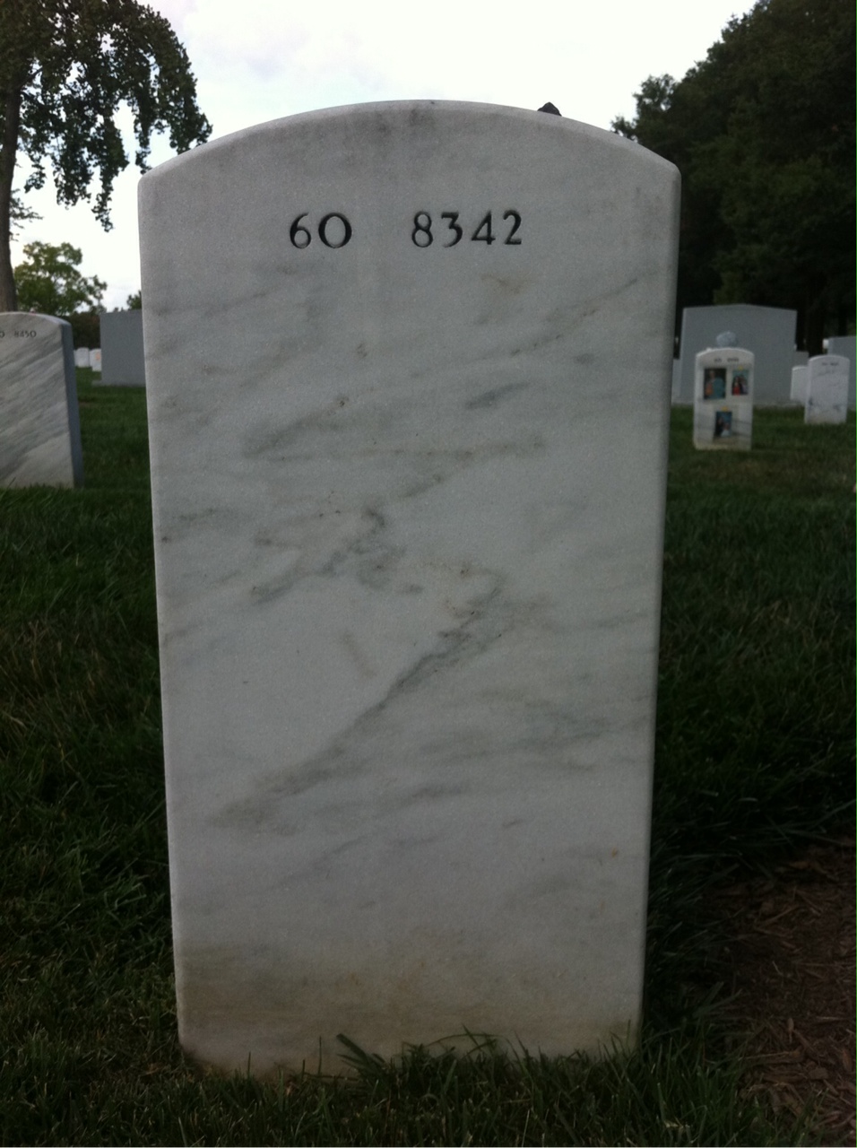 Back of headstone — Joseph Fenty