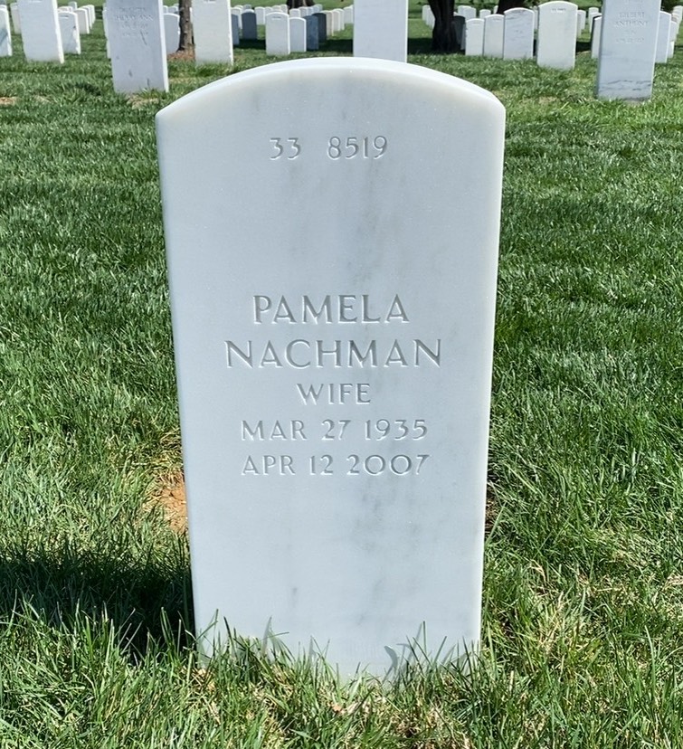 Back of headstone — Herbert Yim