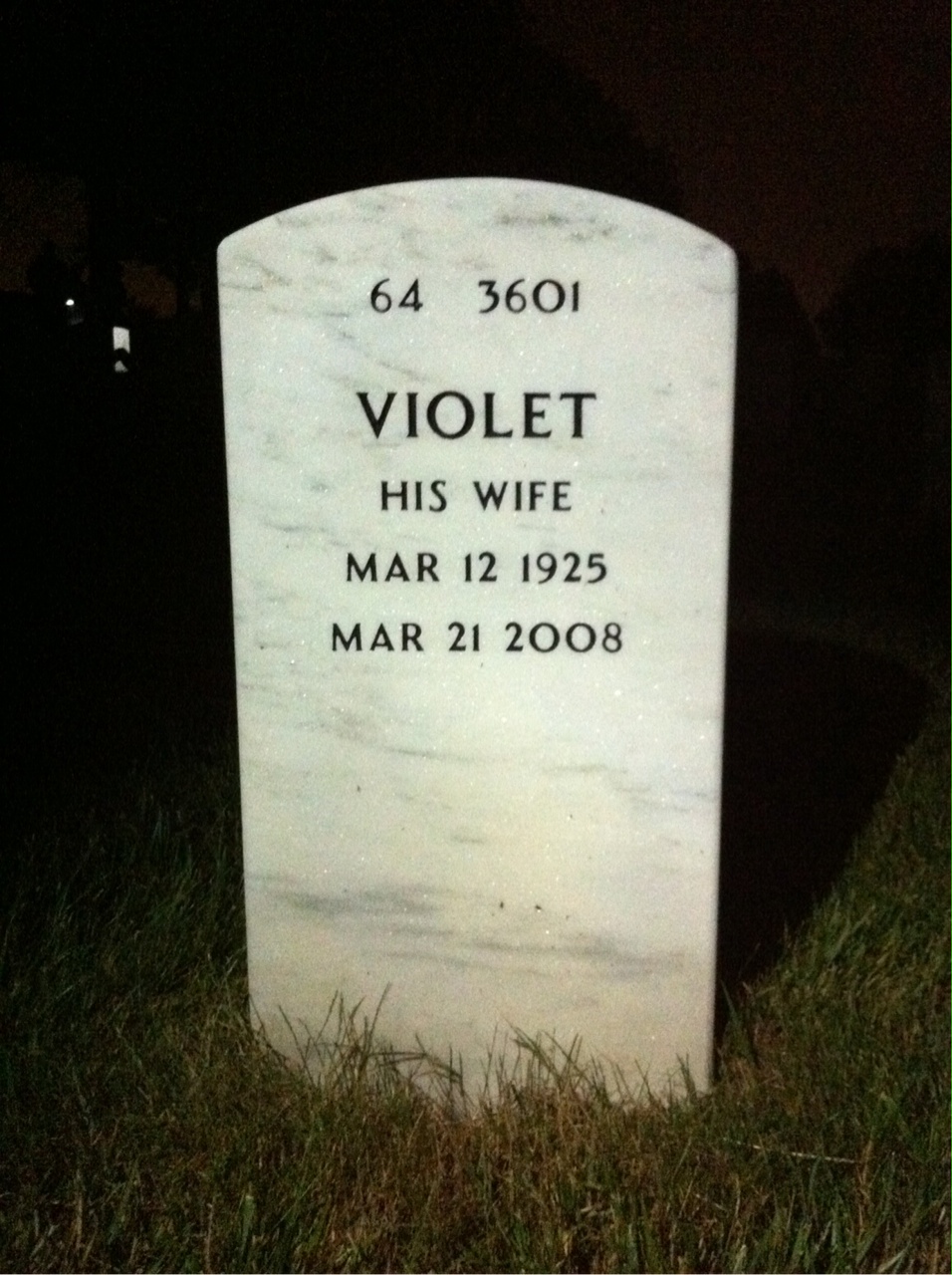 Back of headstone — Rudolph Mozgo
