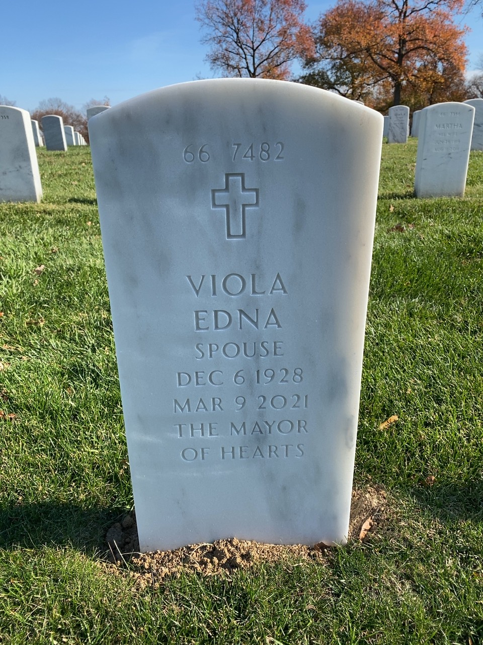 Back of headstone — Joseph Weatherspoon