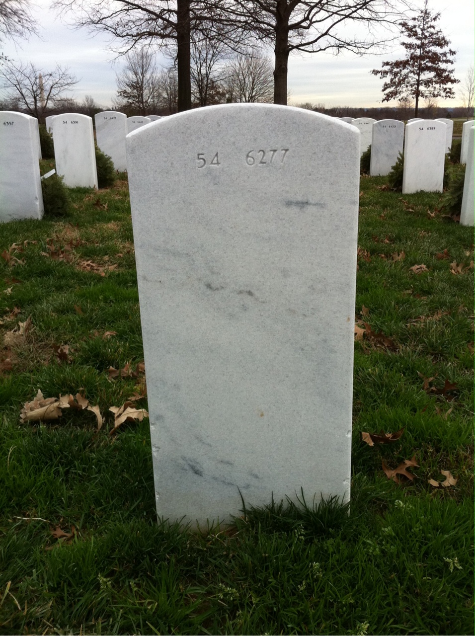 Back of headstone — Frances Exum