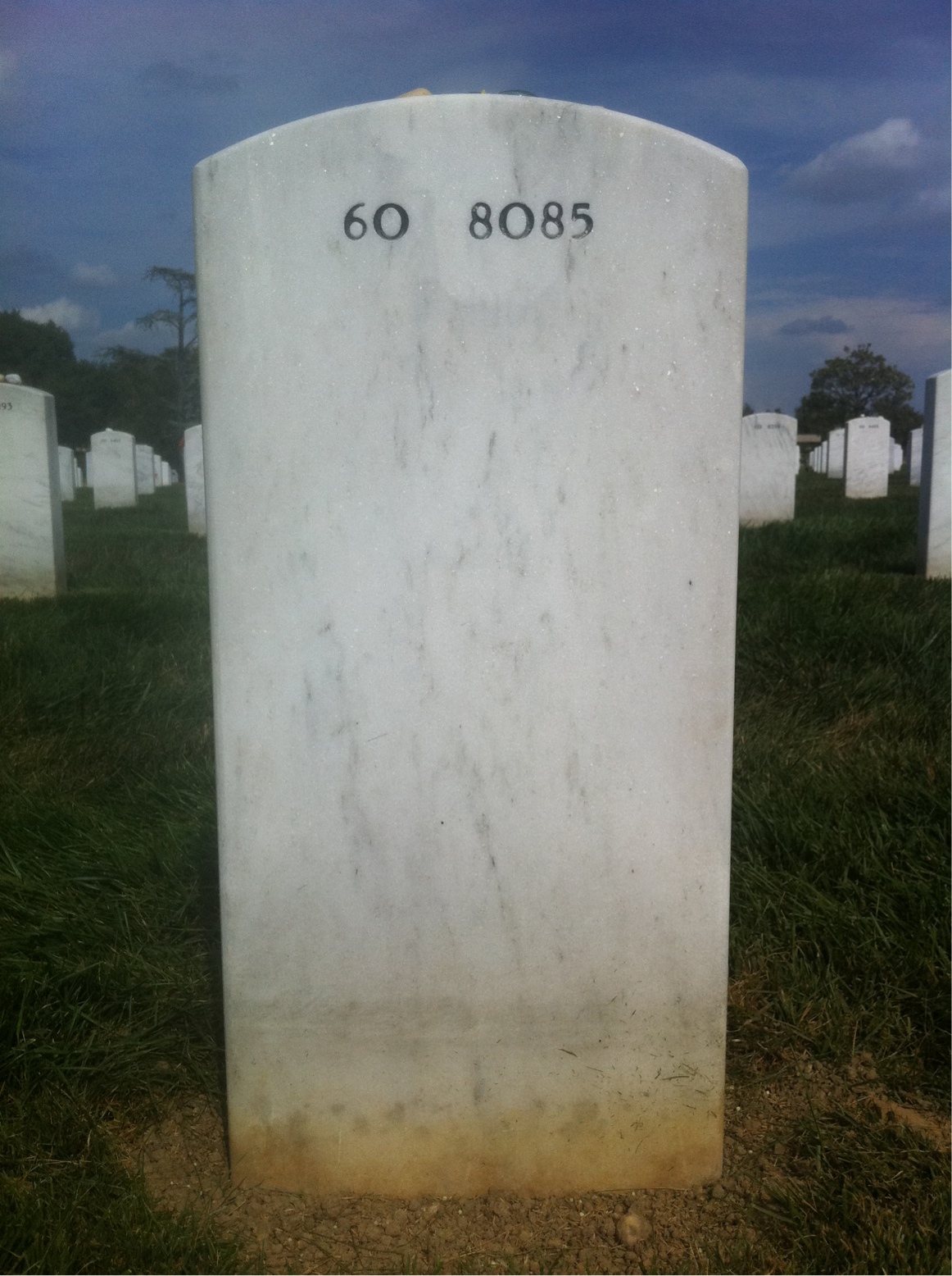 Back of headstone — Christian Engeldrum