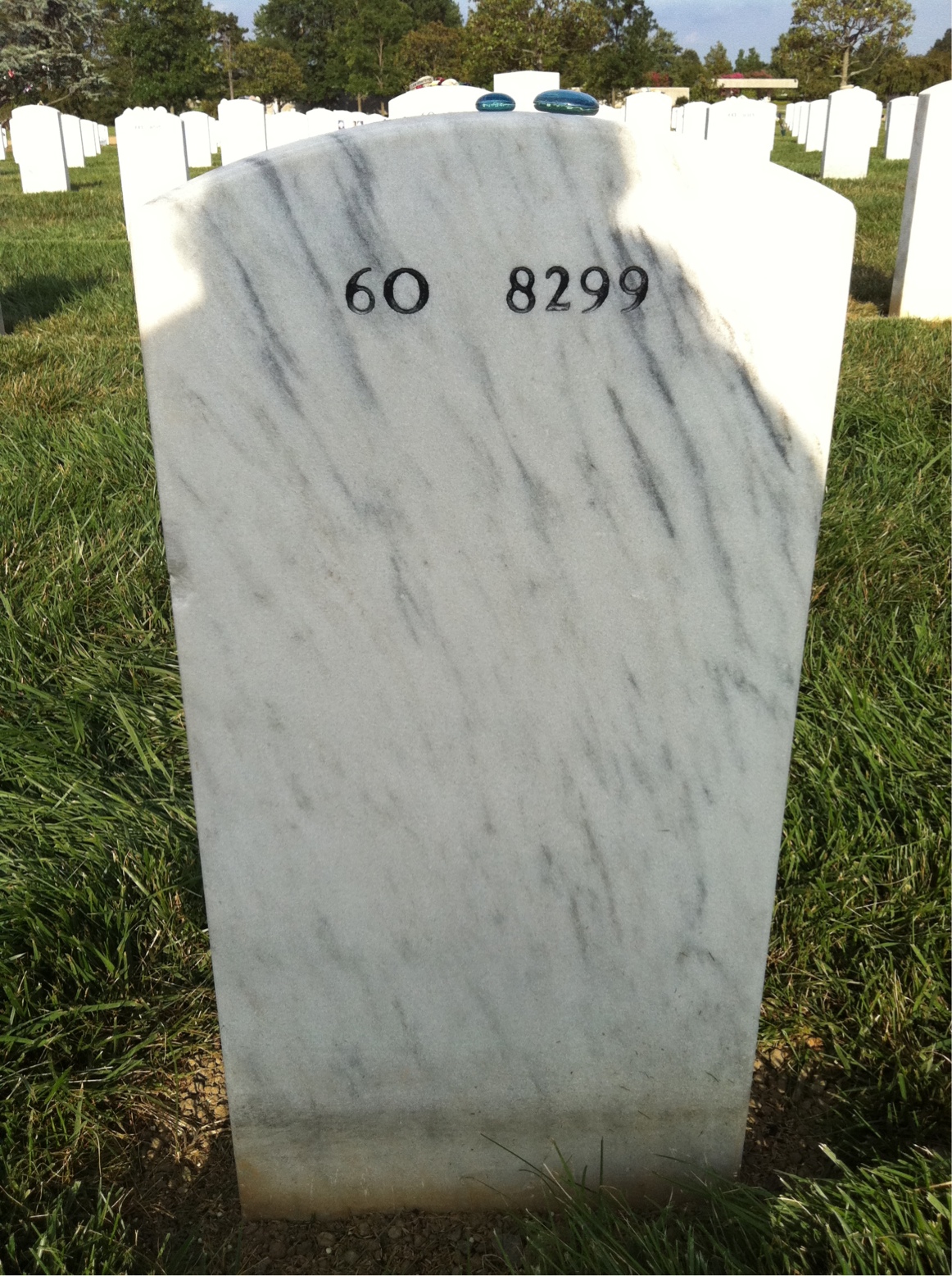 Back of headstone — Daniel Clay
