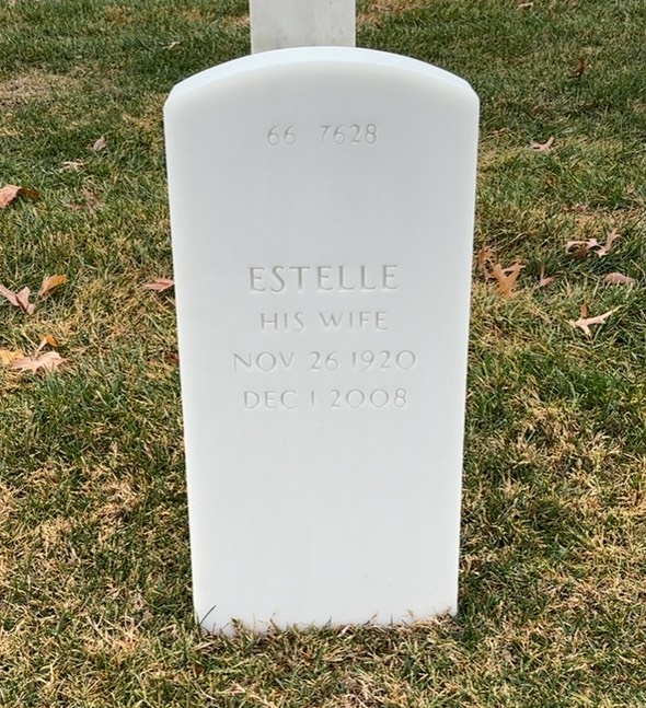 Back of headstone — Anthony Nilo